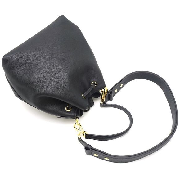 Louis Vuitton LockMe Bucket Calf Noir Shoulder Bag Black - Picture 4 of 7